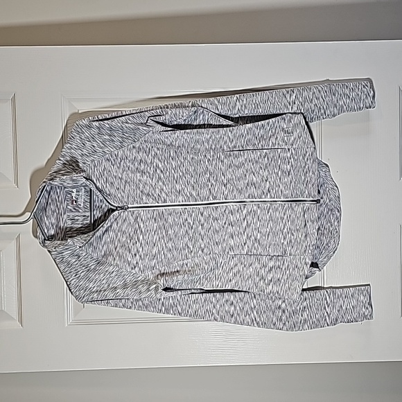 FILA Gray Sport Full Zip Long Sleeve Athletic Running Stretch Jacket  Size S - Picture 1 of 8